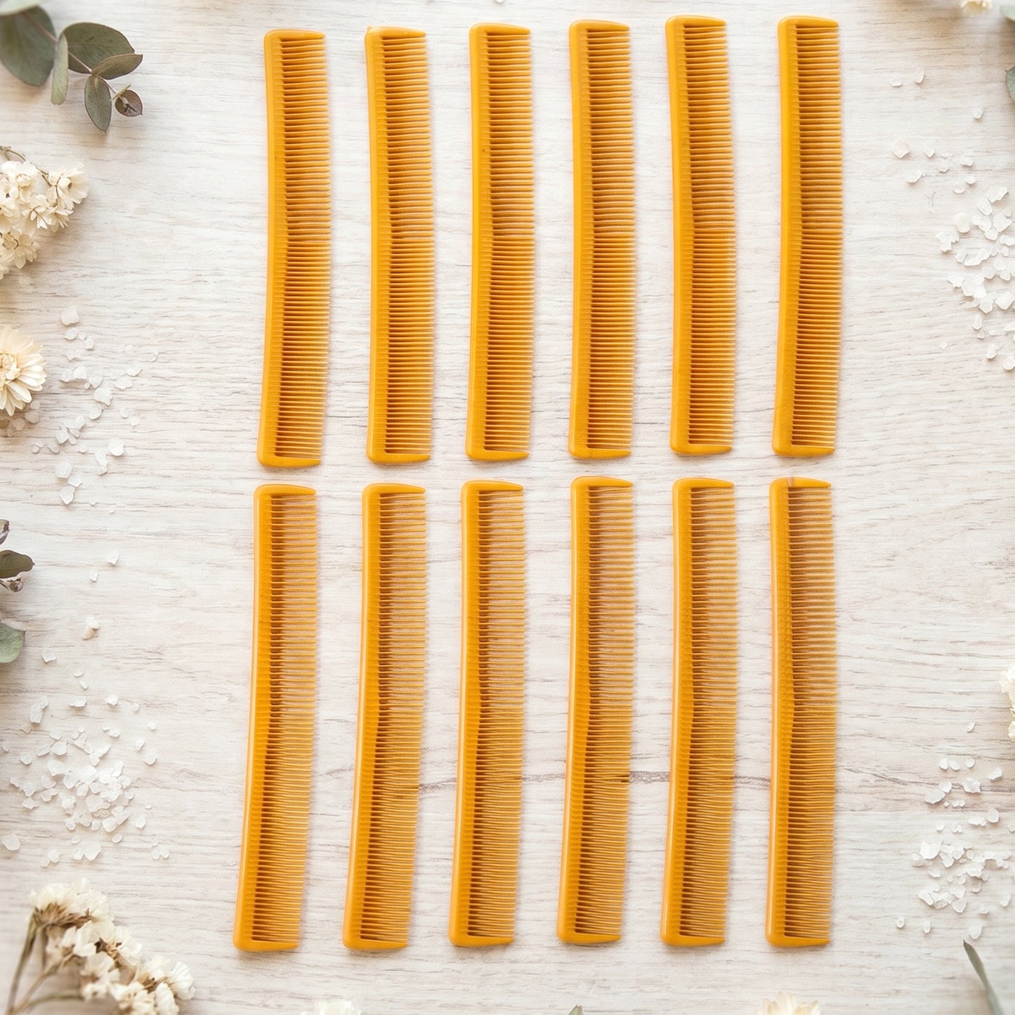 12 Pc Set, Premium Quality Plastic Hair Comb