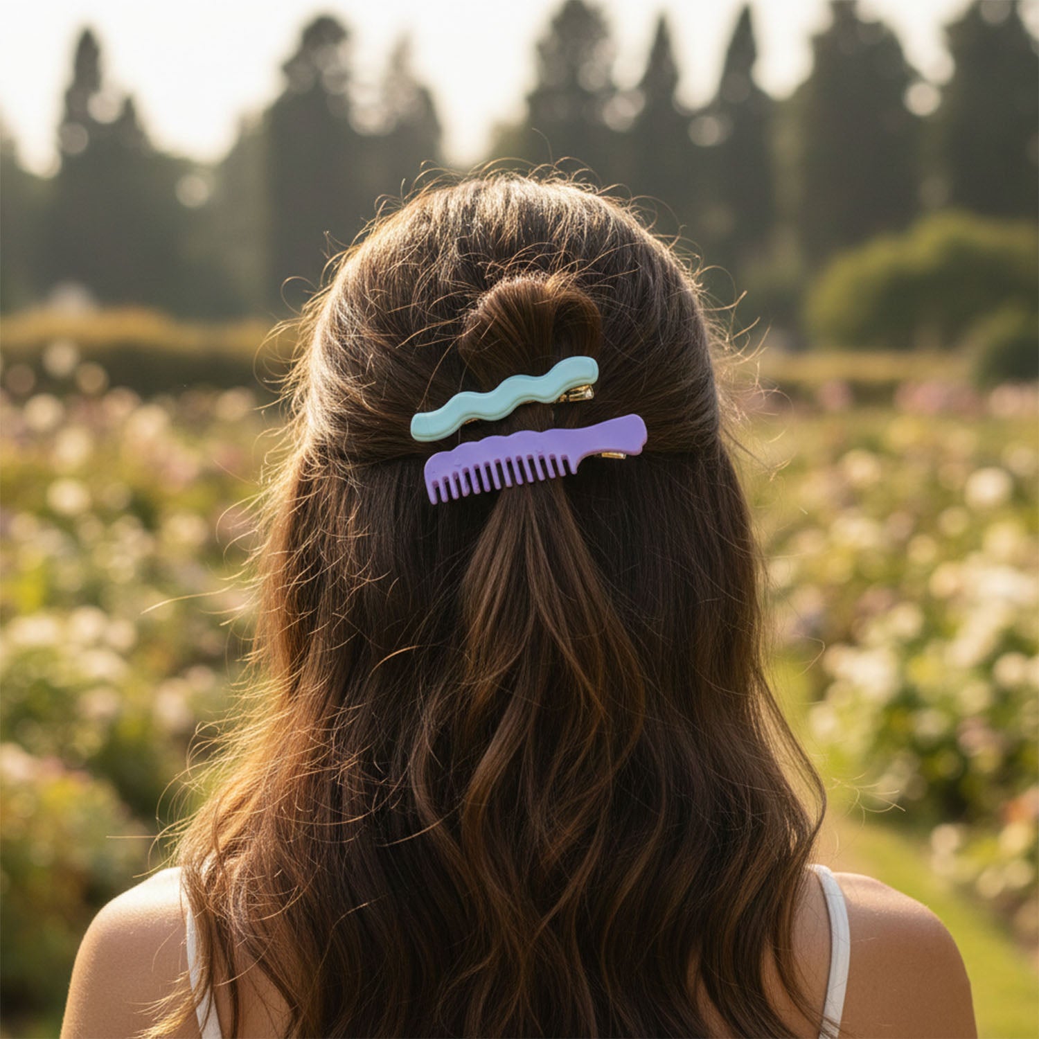 Fashion comb hair styling pins