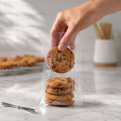 Clear Cookie Bags – Durable Transparent Treat Bags