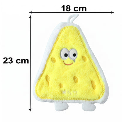 Cartoon Microfiber Hanging Hand Towel Quick Dry Kitchen Wipe Cloth (1 Pc)