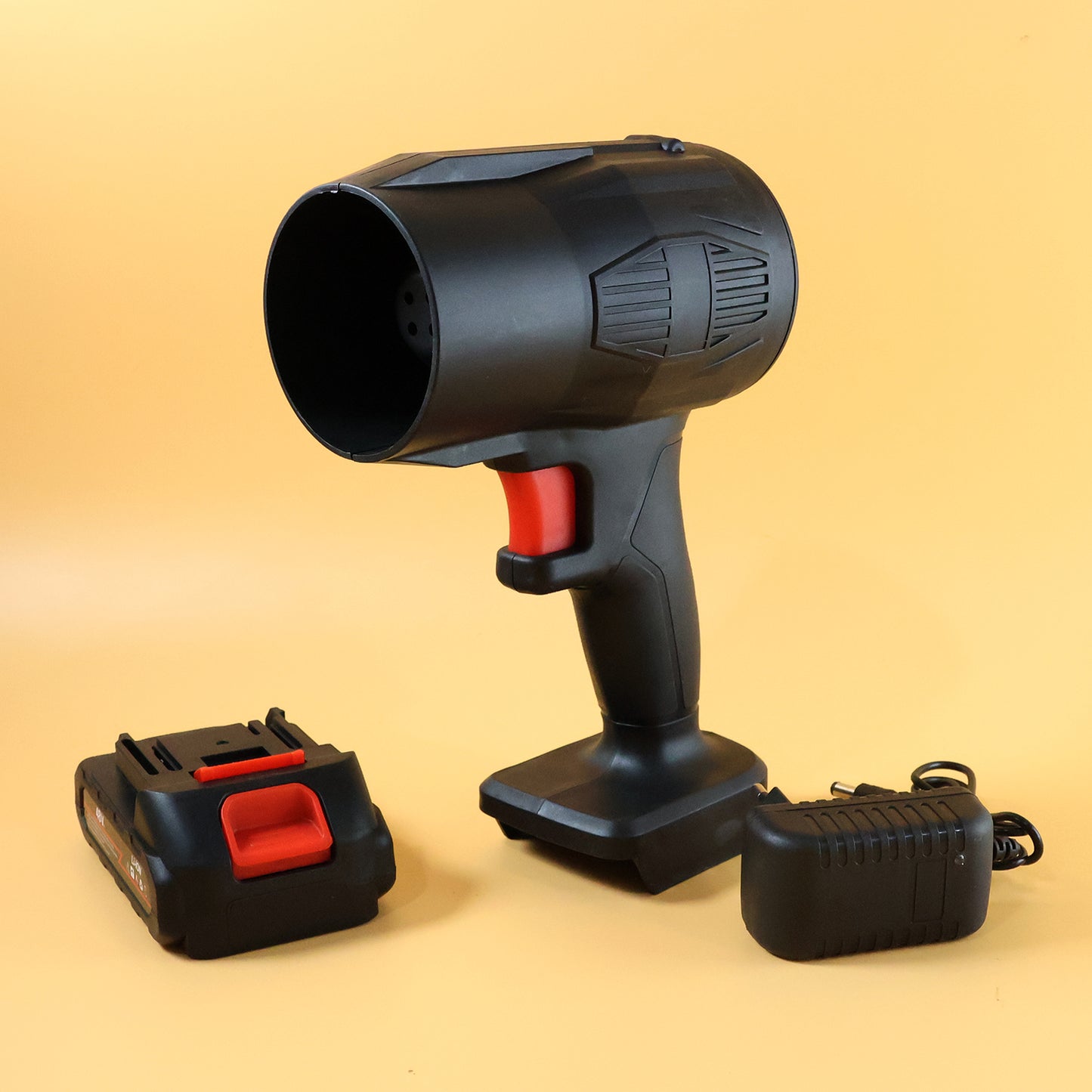 High-Power Cordless Leaf Blower Fan with Rechargeable Battery (1 Pc)