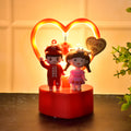 Romantic Couple Love Showpiece – Heart Frame Decor Gift