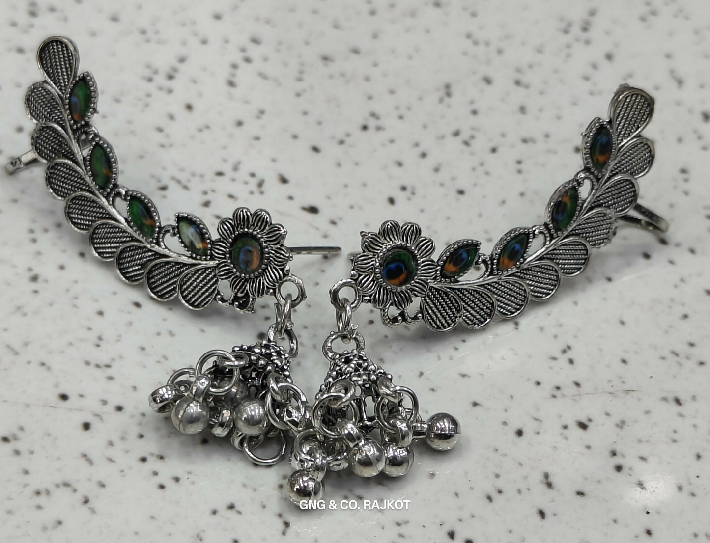 Silver Jhumka Earings