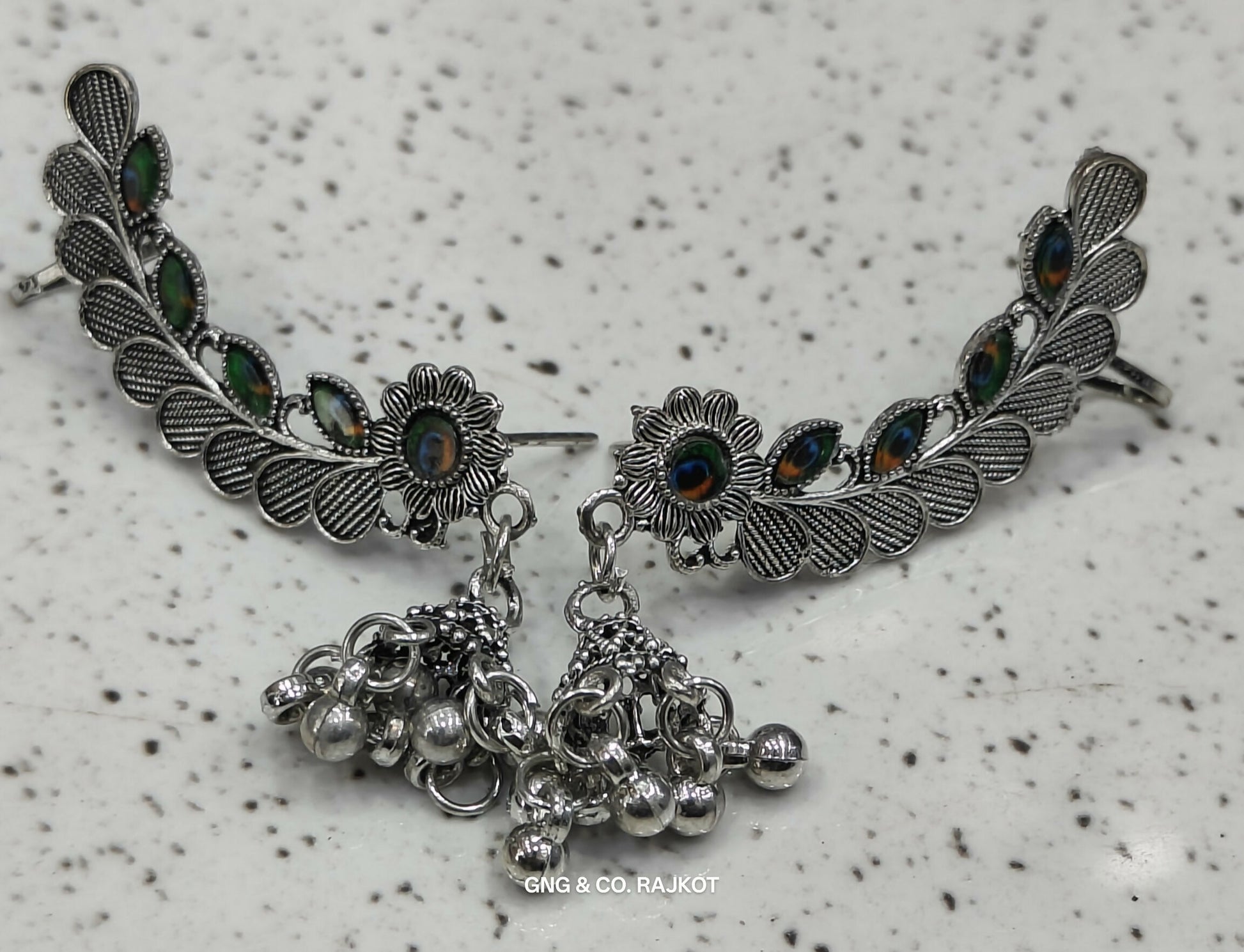 Silver Jhumka Earings