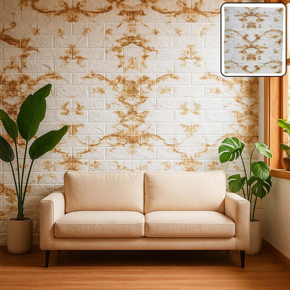 Wallpaper 3D Foam Wallpaper Sticker Panels (78 x 70 Cm / 1 Pc)