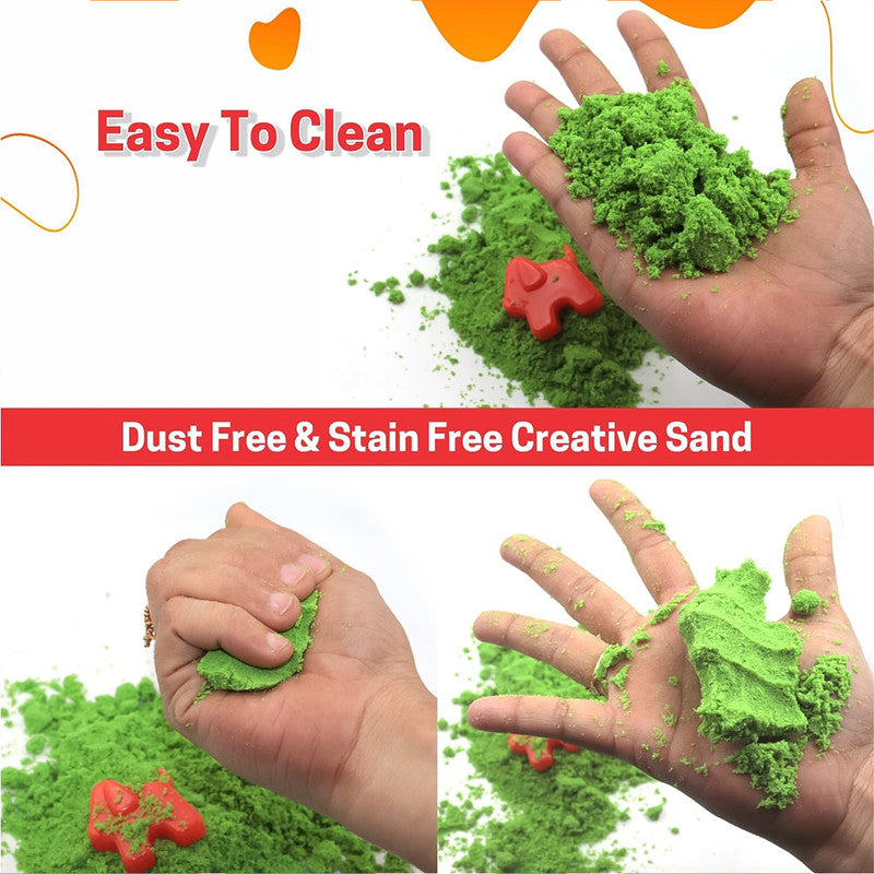 Aditi Creative Sand Kit for Kids with 1kg Sand & 13 Shape Moulds