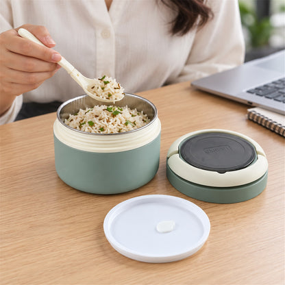 Insulated Lunch Box – Airtight, Leak-Proof with Spoon | Ganesh