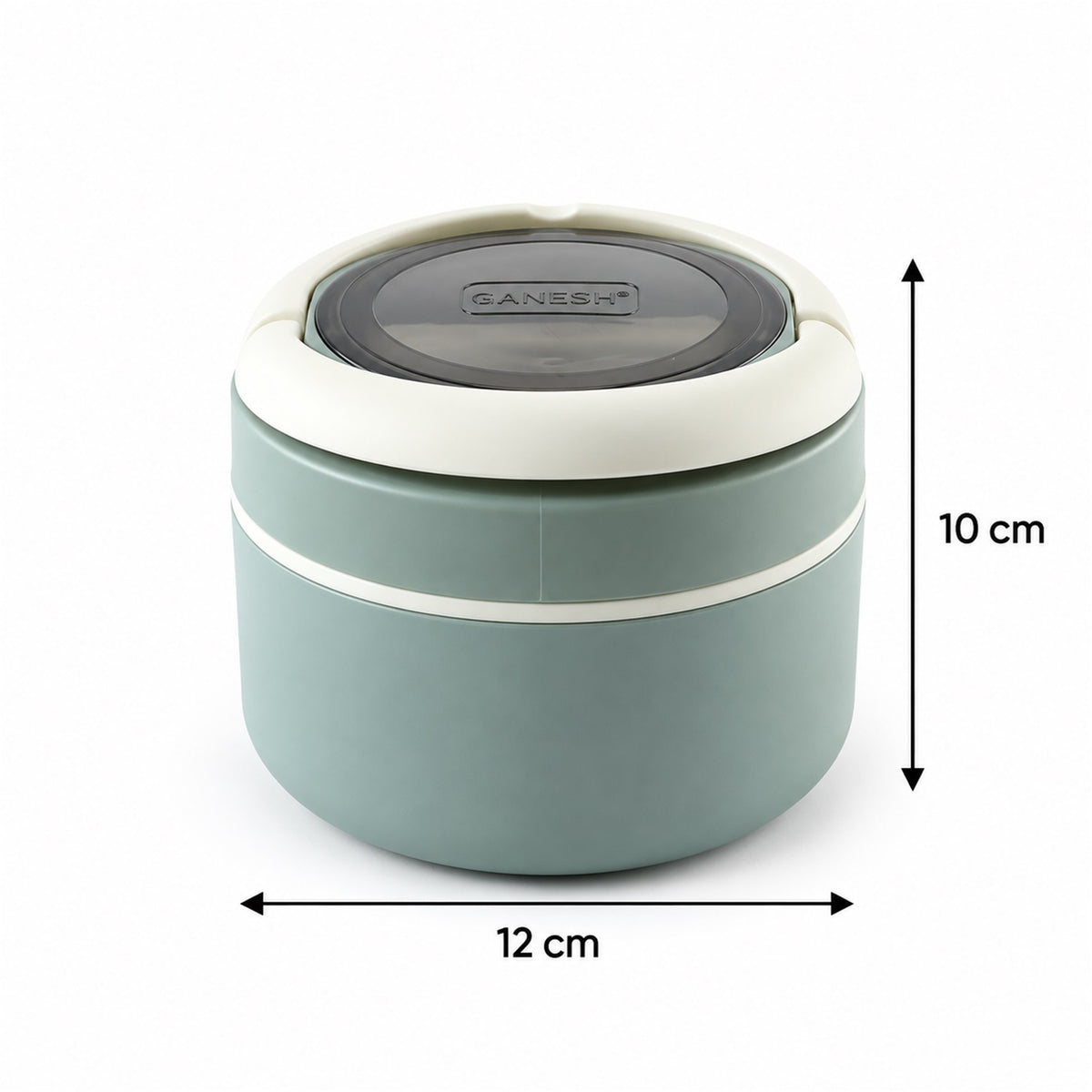 Insulated Lunch Box – Airtight, Leak-Proof with Spoon | Ganesh