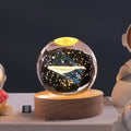 Fish 3D Crystal Ball Lamp – Elegant Bedroom Night Light