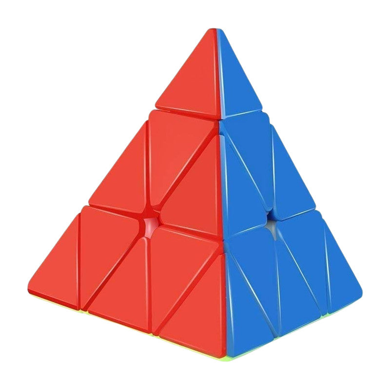 Aditi Pyraminx Speed Cube | Stickerless Triangle Puzzle for Kids & Beginners