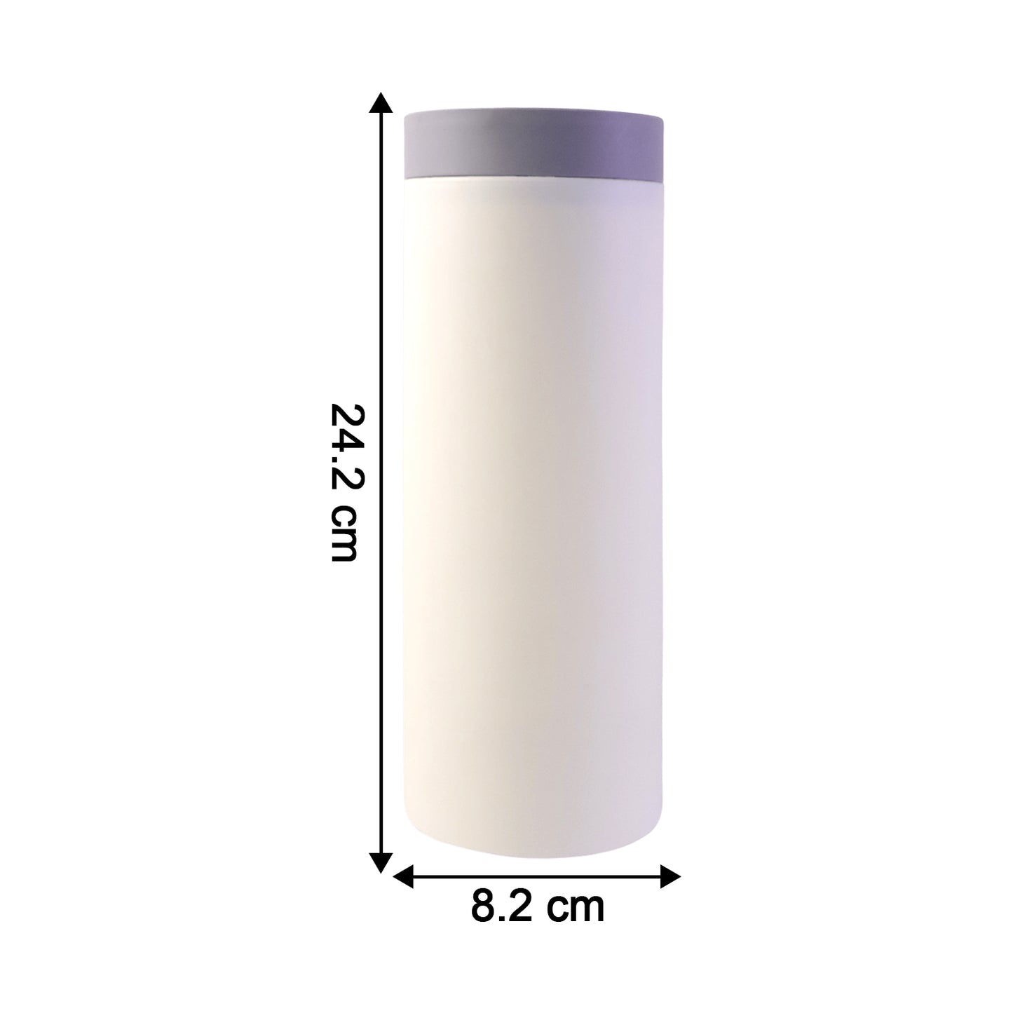 Cup dispenser side view on kitchen wall
