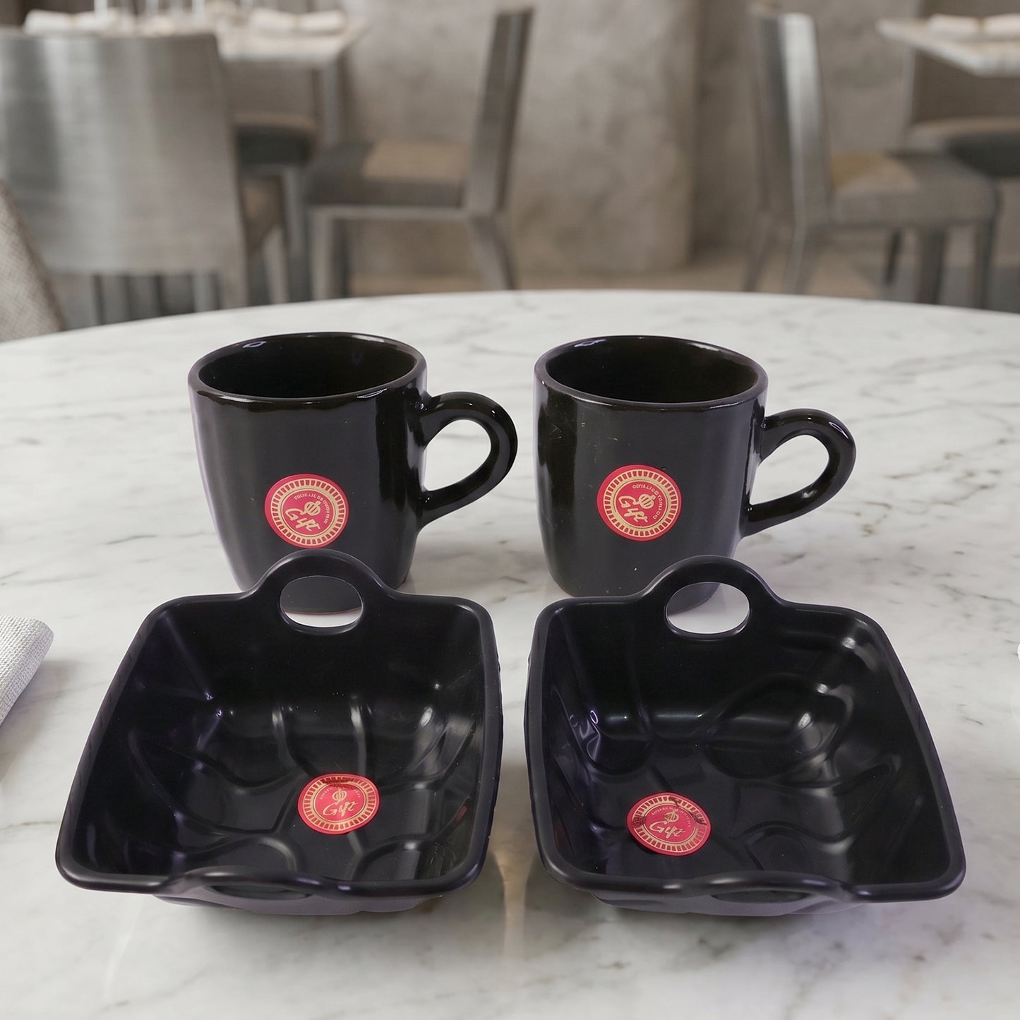 Coffee cup with handle from Play Station ceramic set