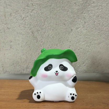 Cute Panda Mini Figurine Toy | Small Decorative Panda Showpiece for Kids & Home