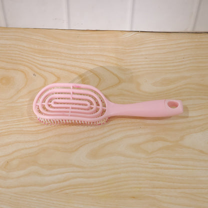 Curved Vented Styling Massage Hair Brush Detangling Comb for Men and Women (1 Pc)