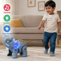 Light-Up Elephant Pull Toy – Engaging & Educational Sensory Play