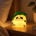 Cute Panda LED Night Lamp with Soft Warm Glow for Bedroom Decor (7x7.5cm, 1 Pc)