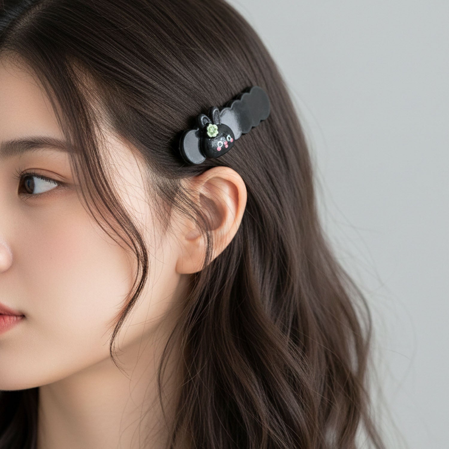 Cartoon bunny hair pin combo