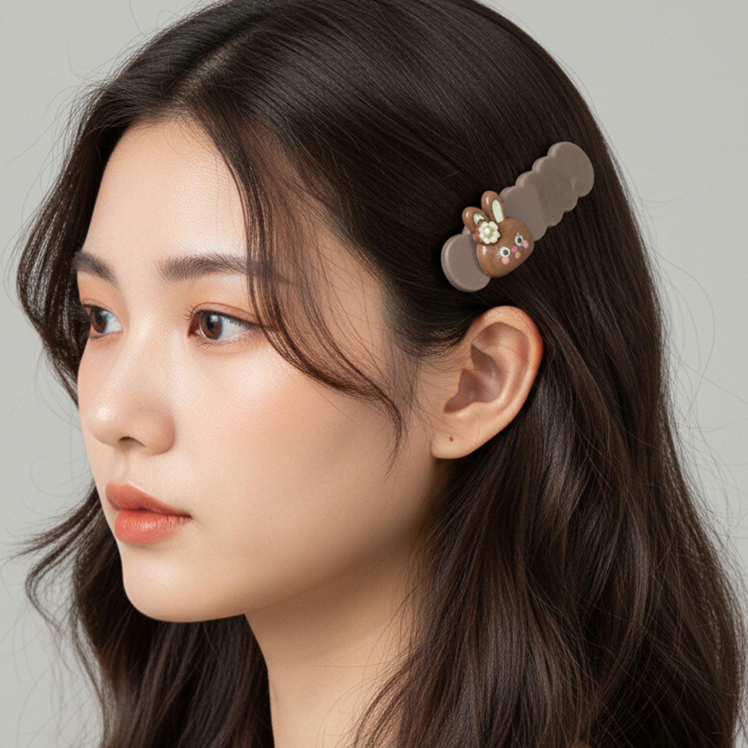 Party wear bunny hair clip set