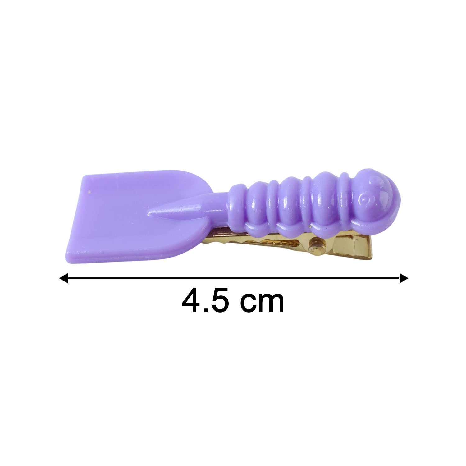 Cute Spoon & Spatula Shape Decorative Hair Clip Set (4 Pc)