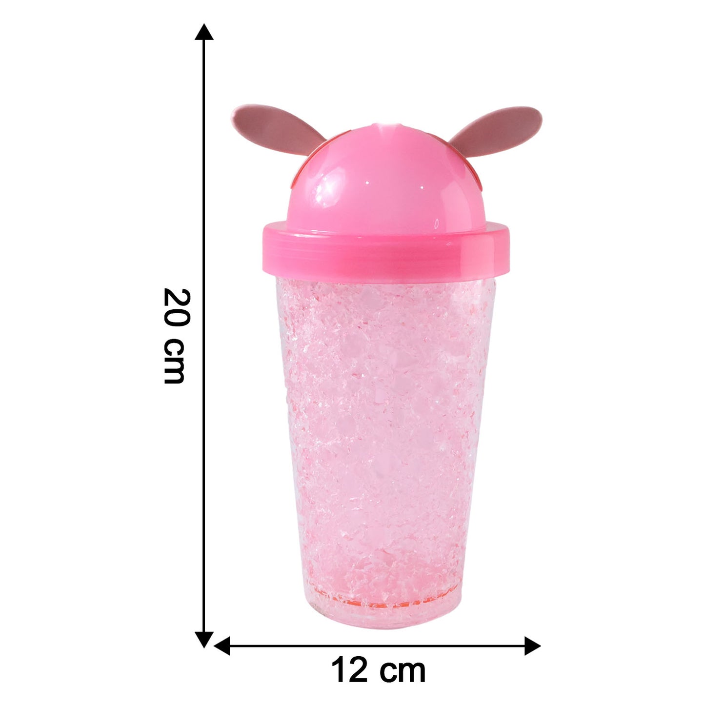 Cute Bunny Ear Design  Tumbler Sipper Bottle (500 ML, 1 Pc)