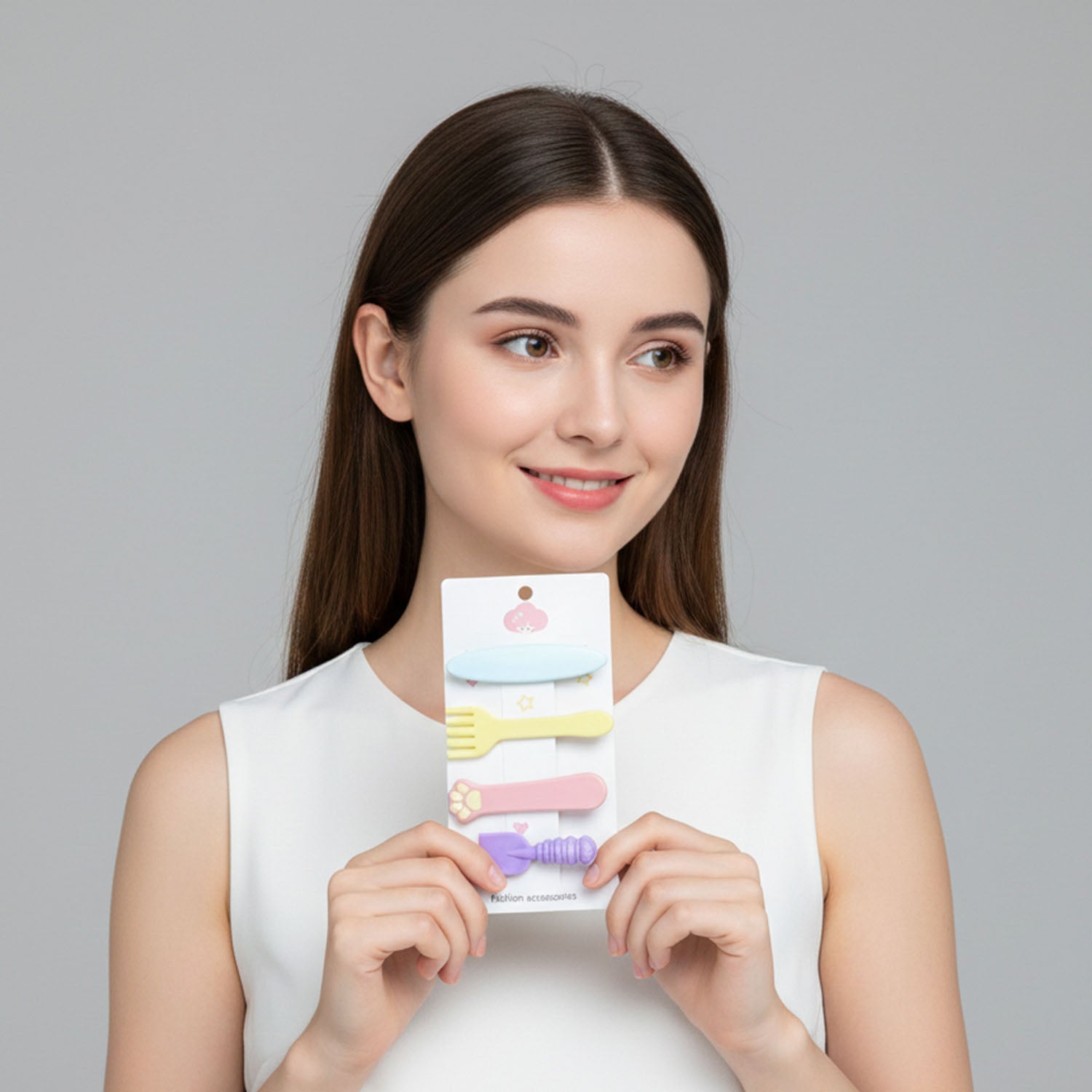 Trendy girls hair clip combo