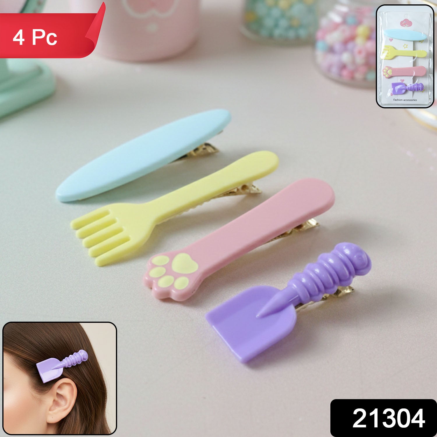 Assorted stylish hair accessories pack