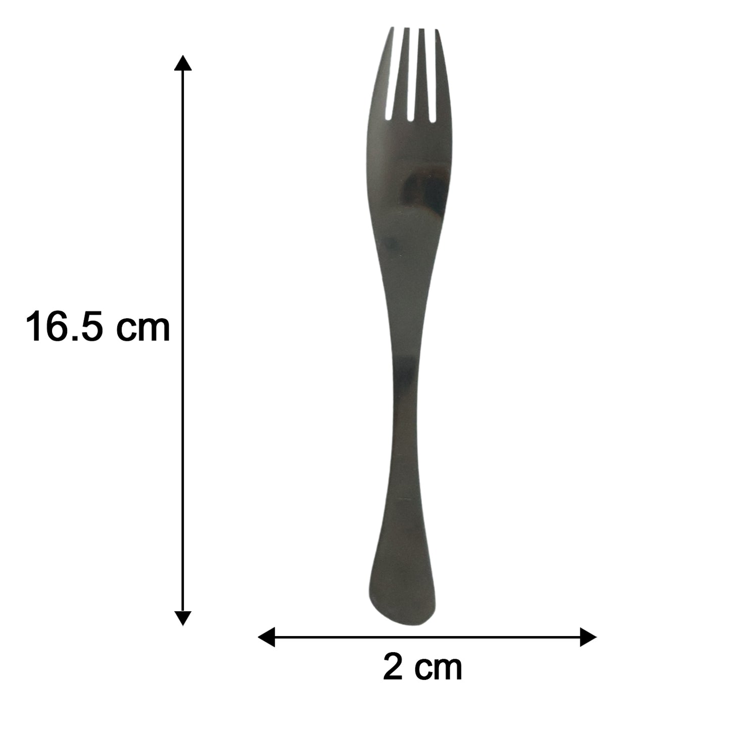 4-in-1 Portable Cutlery Set with Pouch, Steel Spoon Fork and Chopsticks (1 Set)