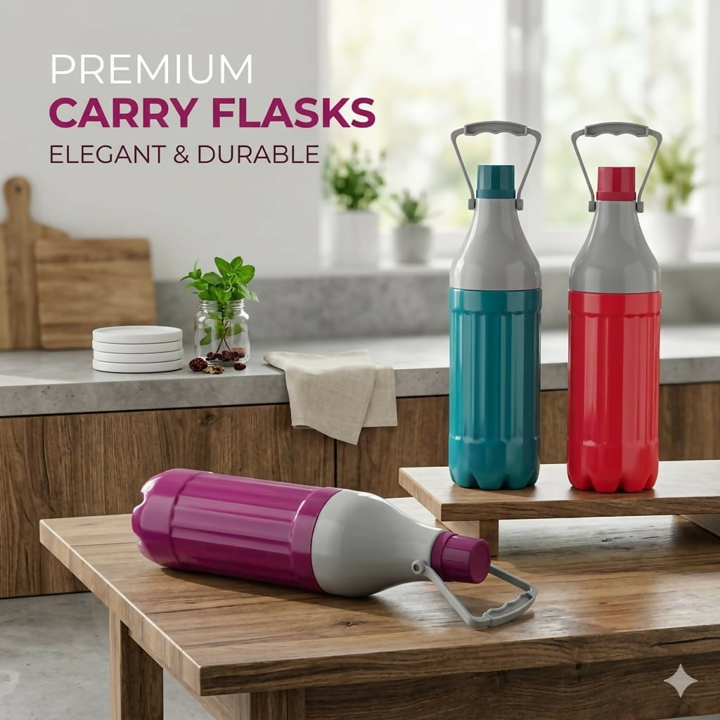 Side view of Bullet 2500 insulated water bottle with handle
