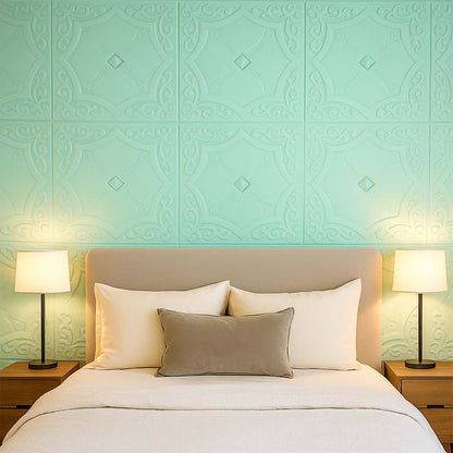 Wallpaper 3D Foam Wallpaper Sticker Panels (70 x 70 Cm / 1 Pc)