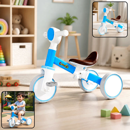Kids Tricycle with Adjustable Seat Pedal Ride On Bicycle for Toddlers Boys & Girls