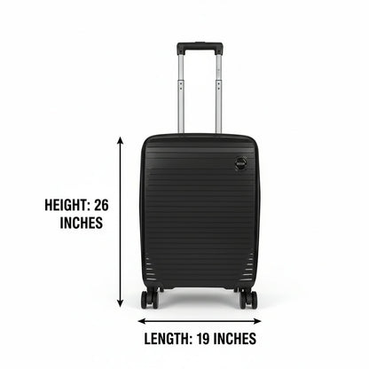 Sun Polo Class 28 Inch Hard Shell Trolley Bag | Lightweight ABS Check-in Luggage with 360° Spinner Wheels & Telescopic Handle – Multicolor