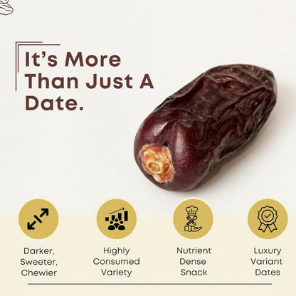 Oracle Premium Kalmi Dates – Naturally Rich, Soft & Chewy Luxury Dates (500Gm)