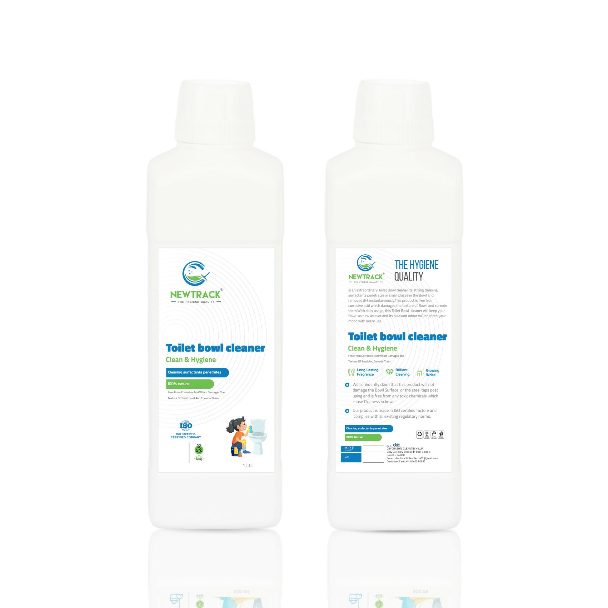 Newtrack Toilet Bowl Cleaner – Tough on Stains, Gentle Freshness Formula