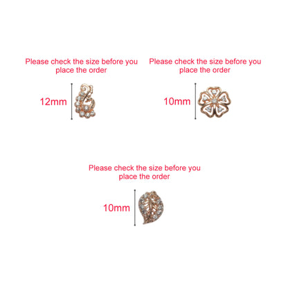 Rose Gold AD Stud Earrings Set | Floral & Peacock Design for women and girls Combo Pack of 3