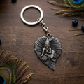 Bal Krishna Antique Black Keychain | Krishna Idol Key Ring | Keychain