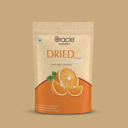 Oracle Dried Orange Dehydrated Fruit Snack 250gm Made from Fresh Oranges