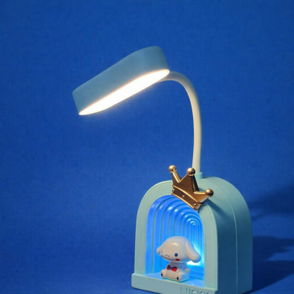 Flexible neck Bunny LED desk lamp showing adjustable angle
