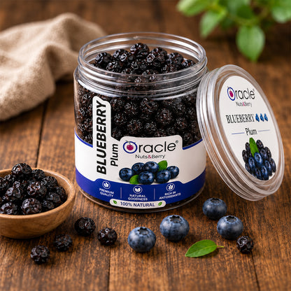 Dried Blueberry Plum Premium Sweet and Tangy Candied Berries Natural Treat (180g)