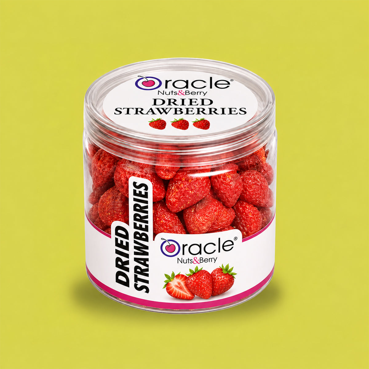 Dried Strawberries Premium Naturally Sweet Chewy Whole Berries Fruit Treat (180g)