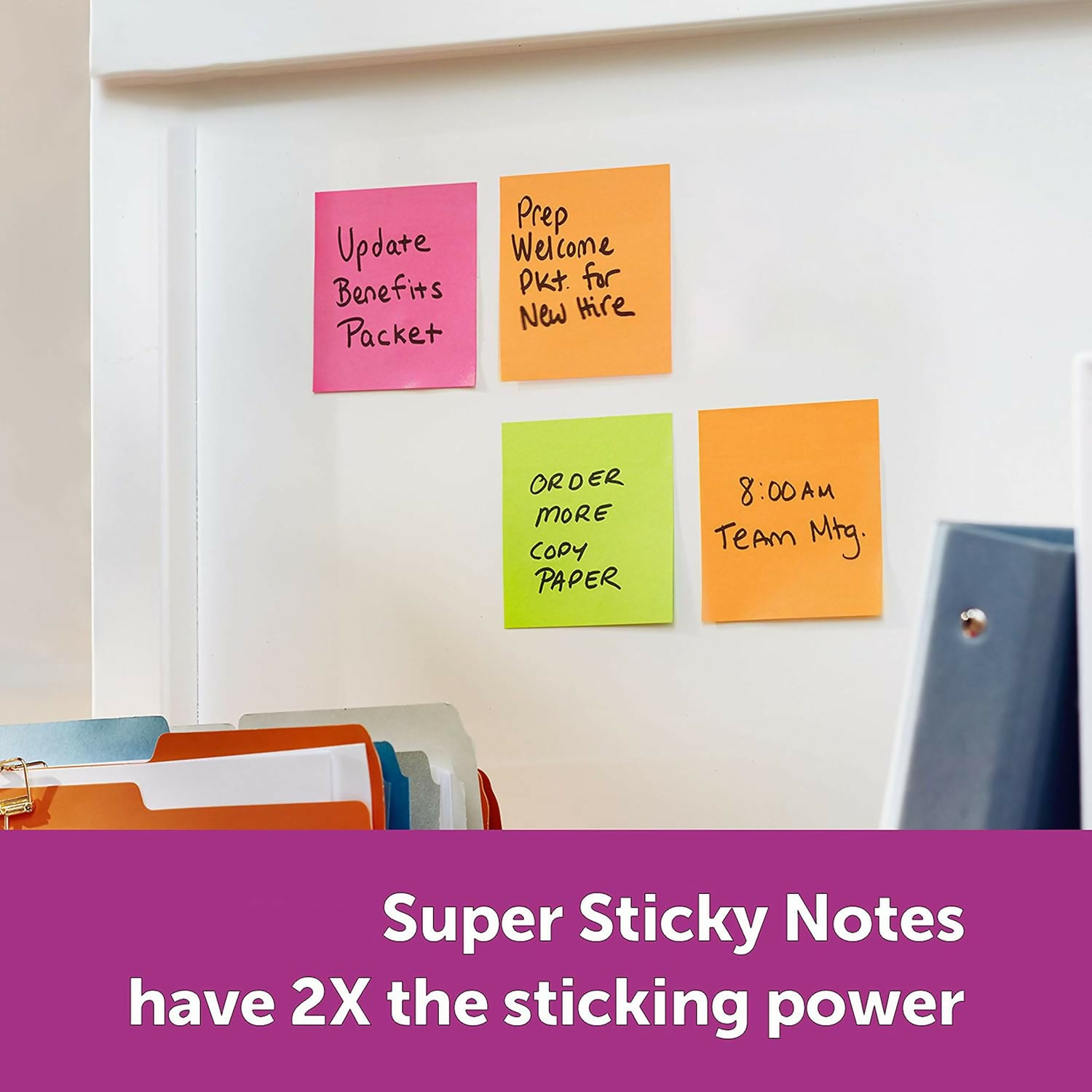 Aerotix 3x3 Inch Neon Sticky Note Pad 75mm Self Adhesive Re-Stick Memo Notes for Office