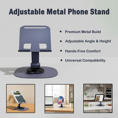 Adjustable Metal Mobile Phone Stand Holder for Desk