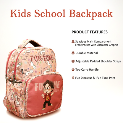Multicolor kids backpack with vibrant pattern suitable for school and travel