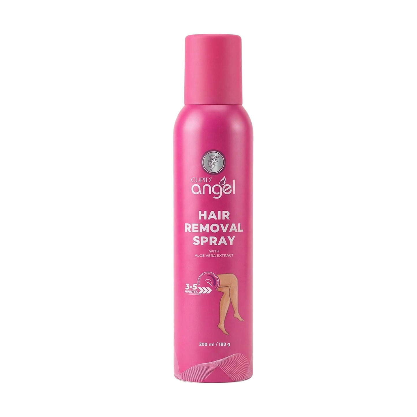 Cupid Angel Hair Removal Spray with Aloe Extract for Smooth & Easy Hair Removal (200 Ml)