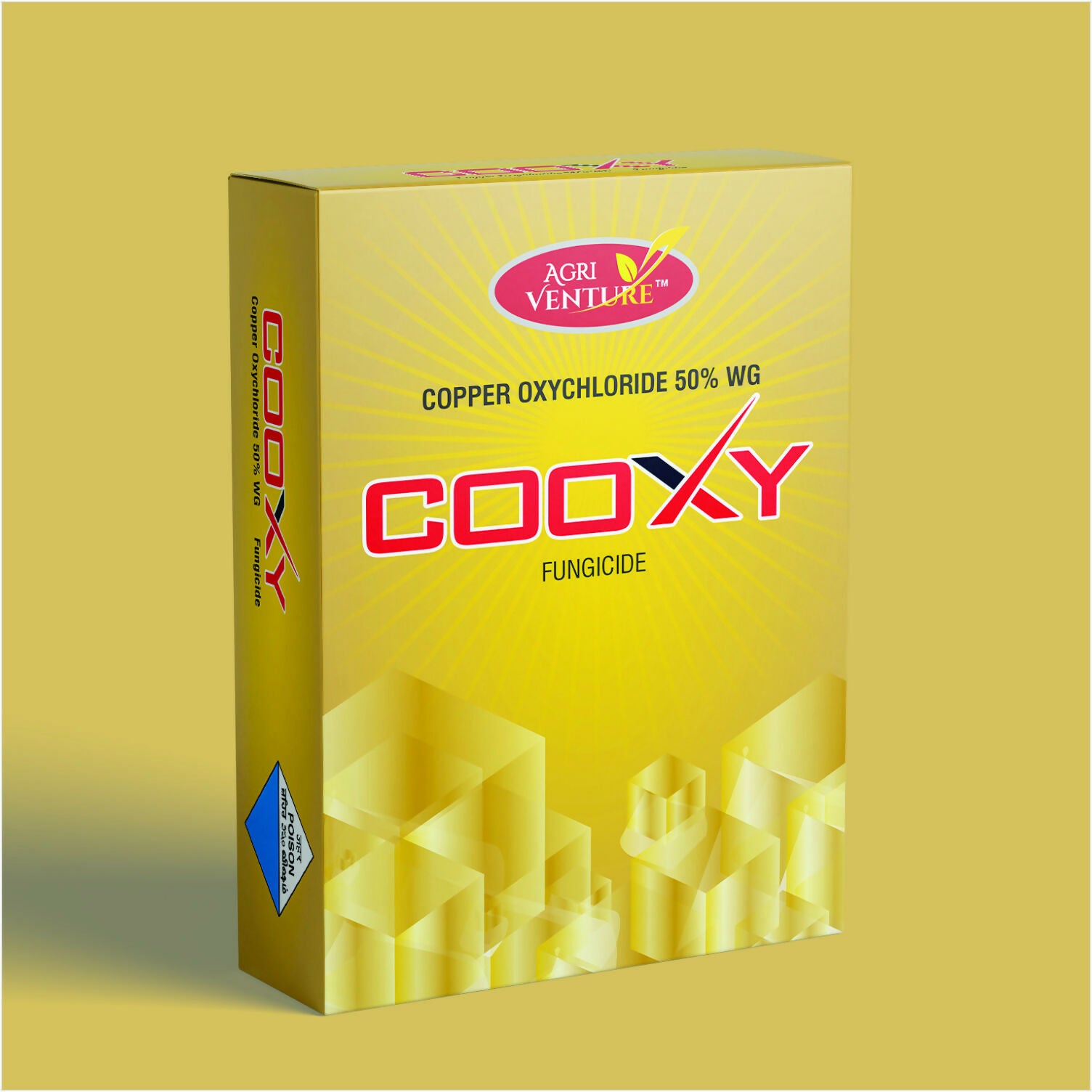 AgriVenture COOXY (Copper Oxychloride 50 % WP) Broad Spectrum Fungicide, Effective Against Fungus. (500Gm)