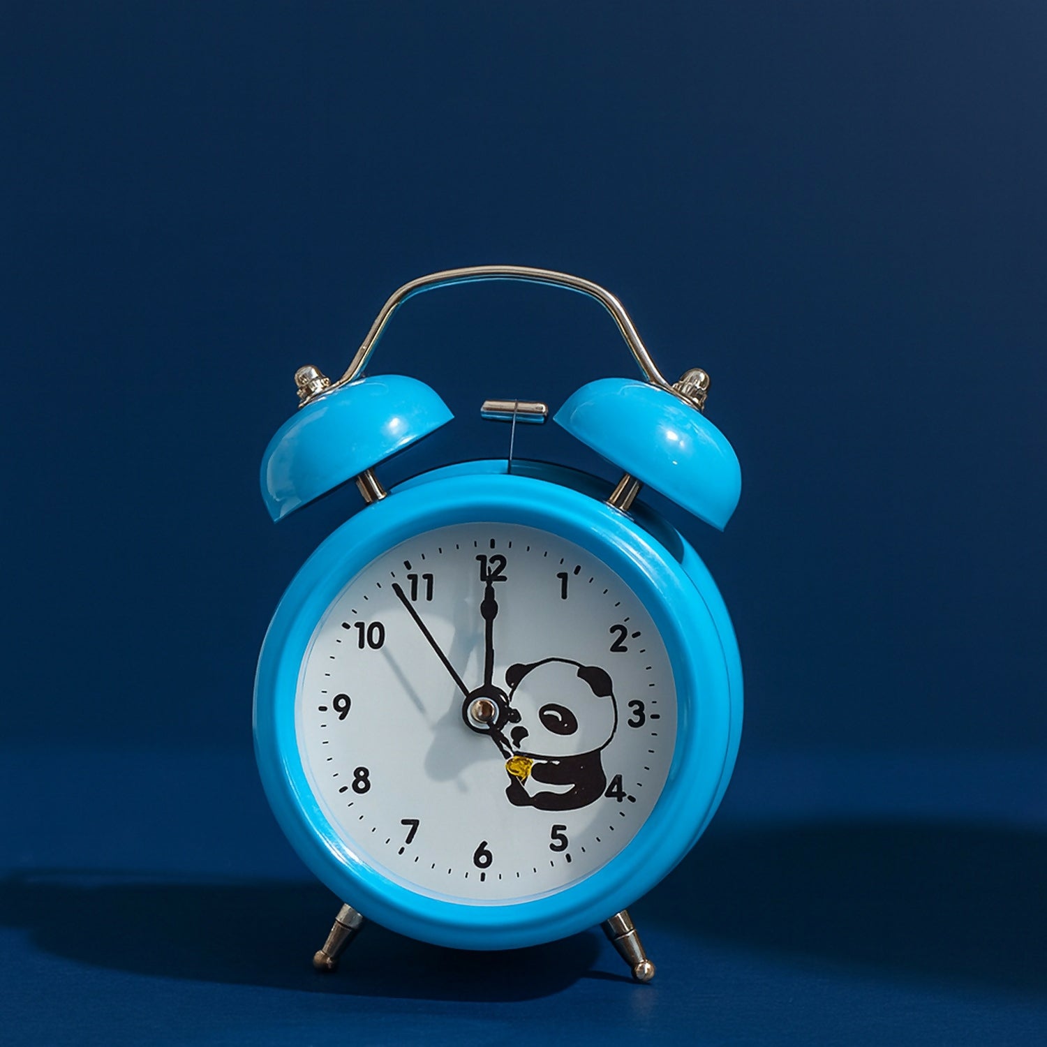 Cute Panda Analog Alarm Clock for Bedroom & Study Table