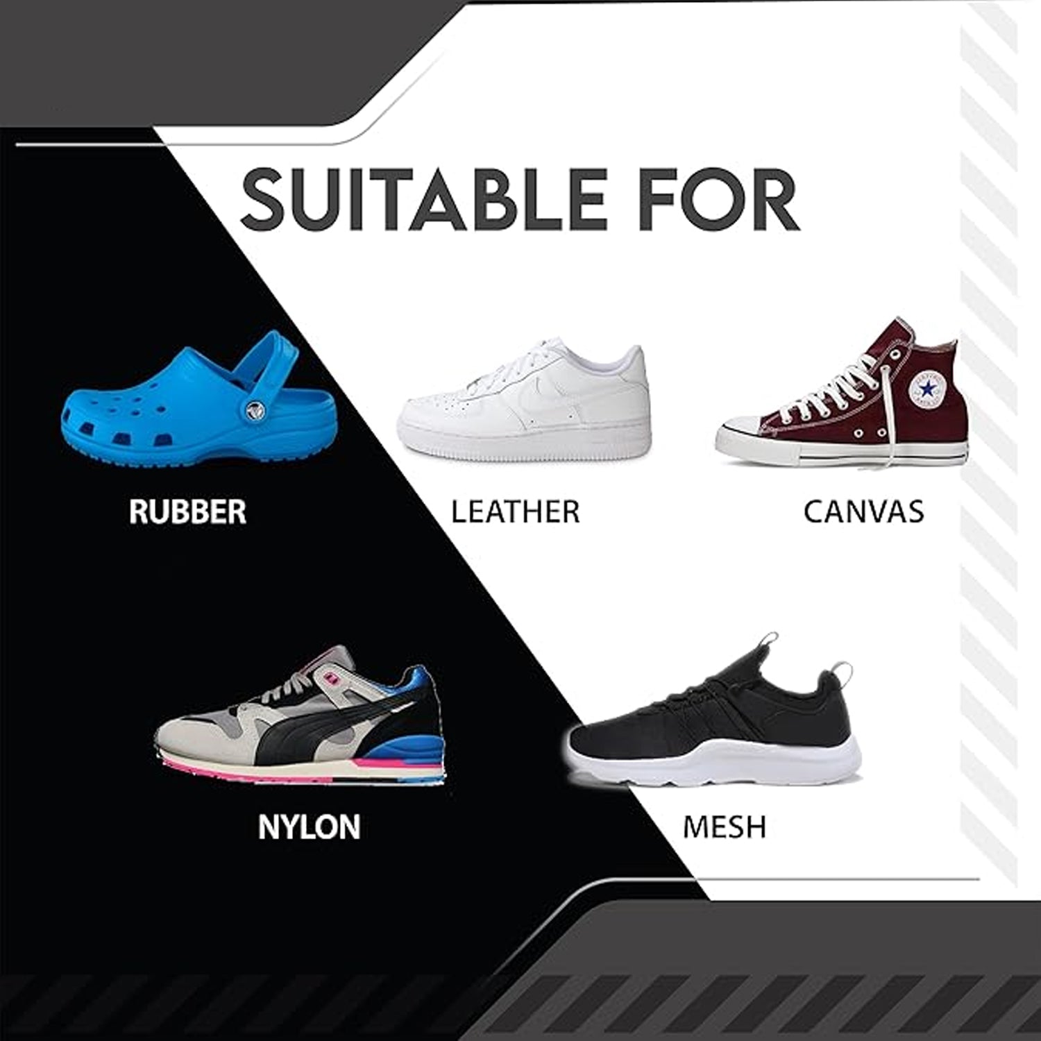 Dark suede shoe wipe cleaner