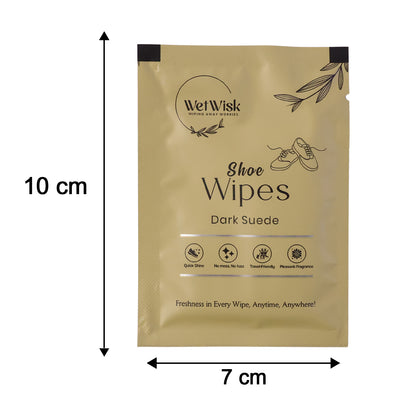 Shoe wipe size reference