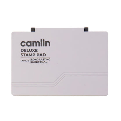 Camlin Deluxe Small Violet Stamp Pad – Long Lasting Ink Pad for Clear Impressions