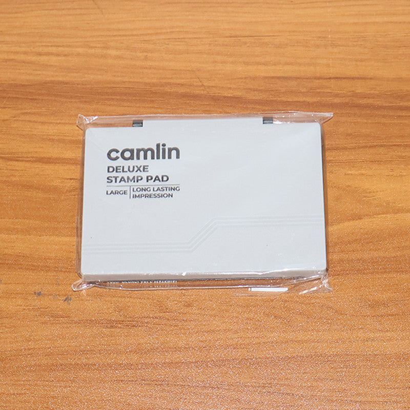 Camlin Deluxe Small Violet Stamp Pad – Long Lasting Ink Pad for Clear Impressions