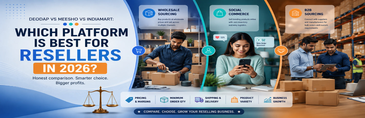 DeoDap vs Meesho vs IndiaMART: Which Platform Is Best for Resellers in 2026?